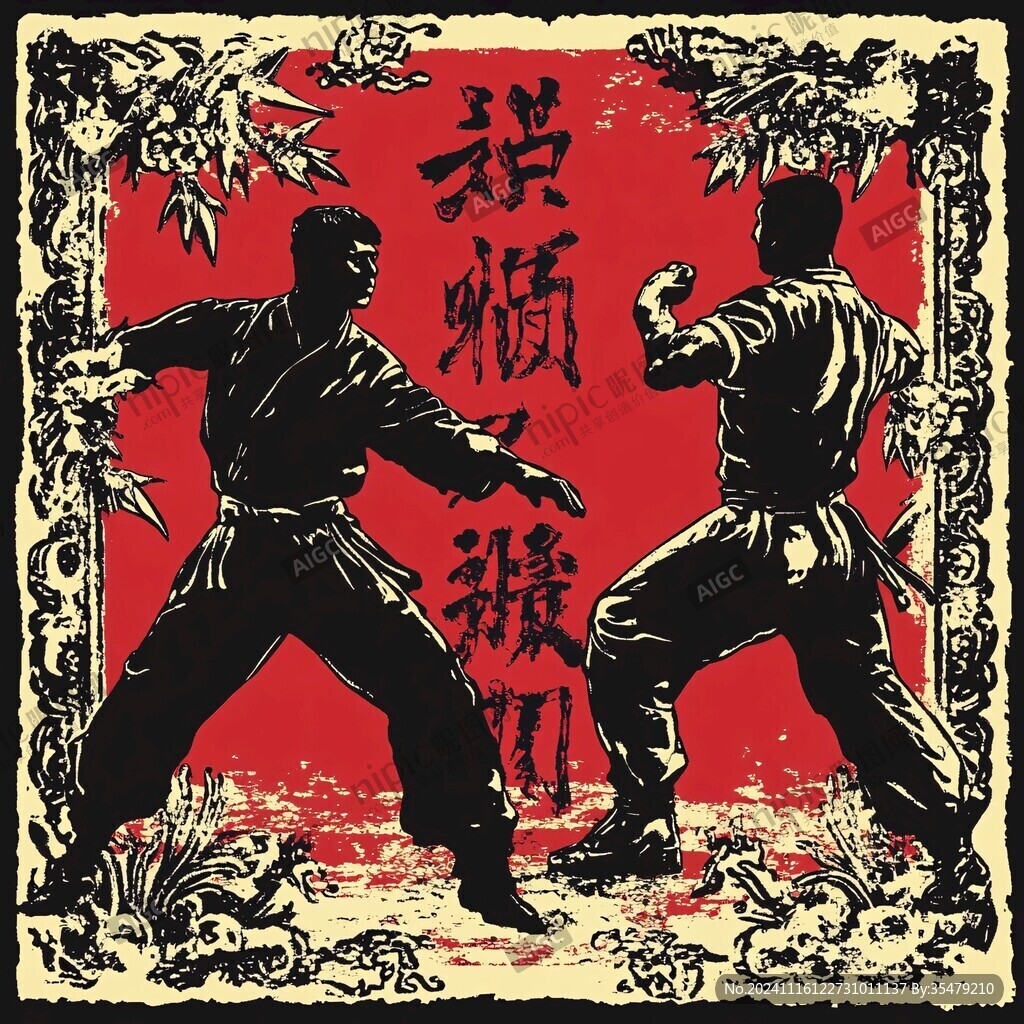 武馆海报
