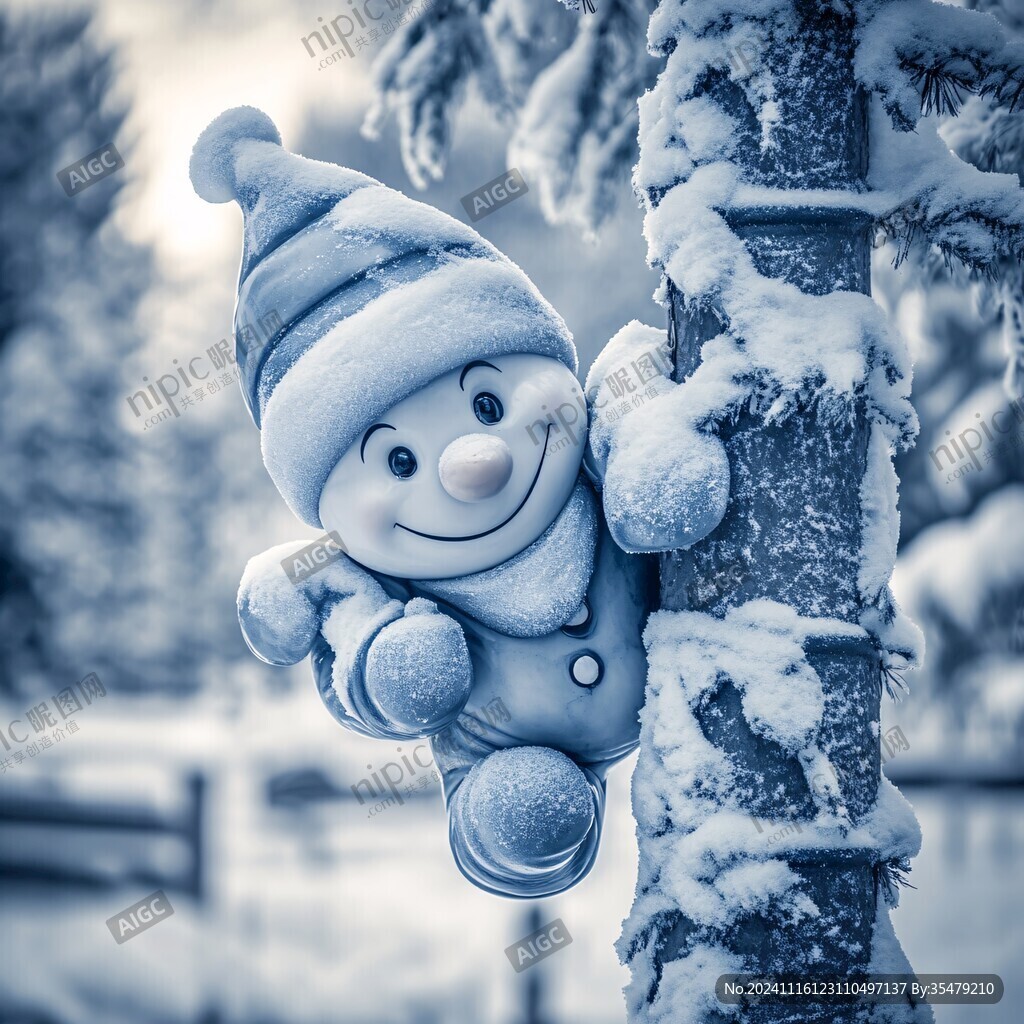 户外小雪人