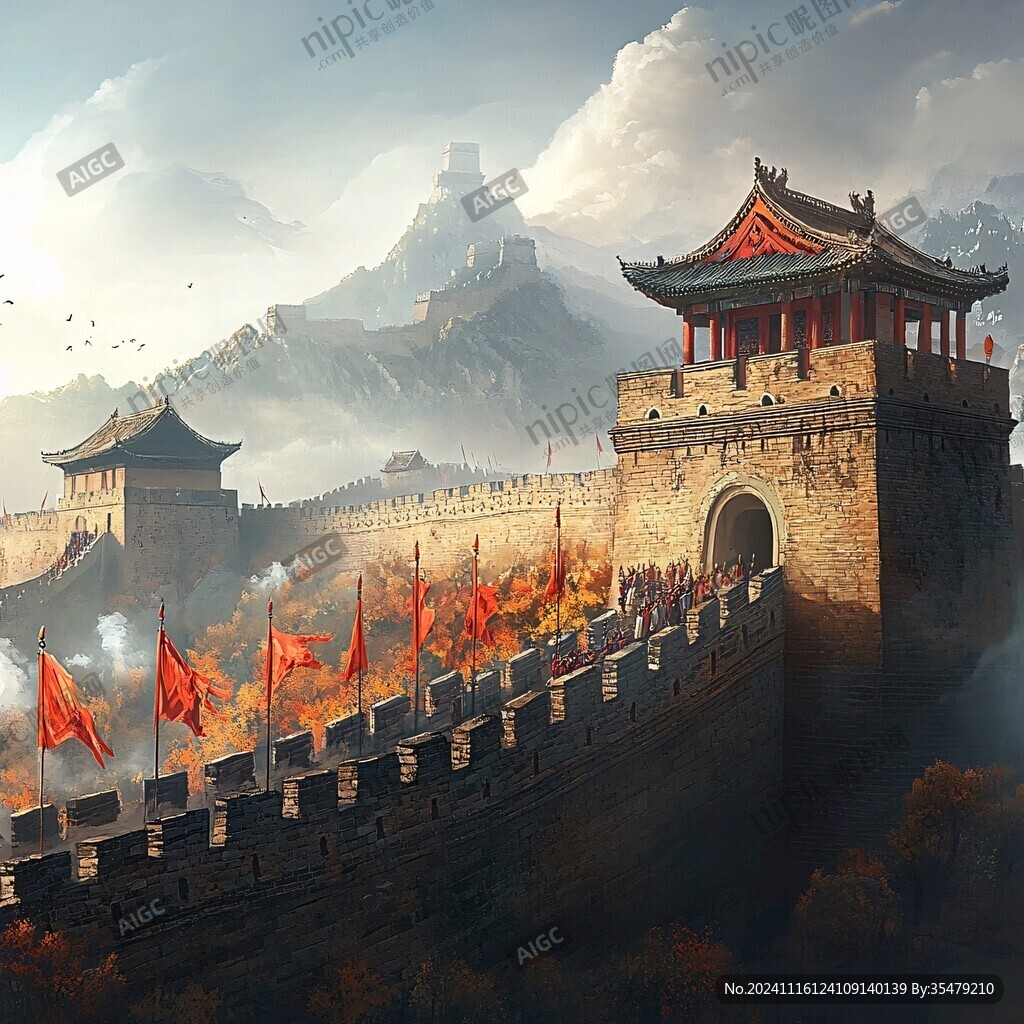 大境门插画