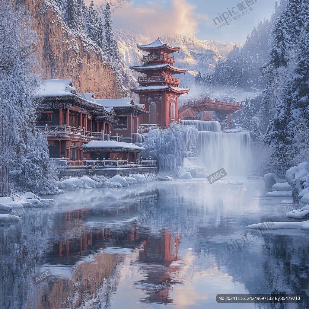 楼阁飞雪