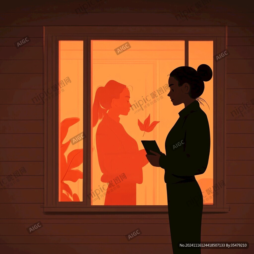 炎热的窗外