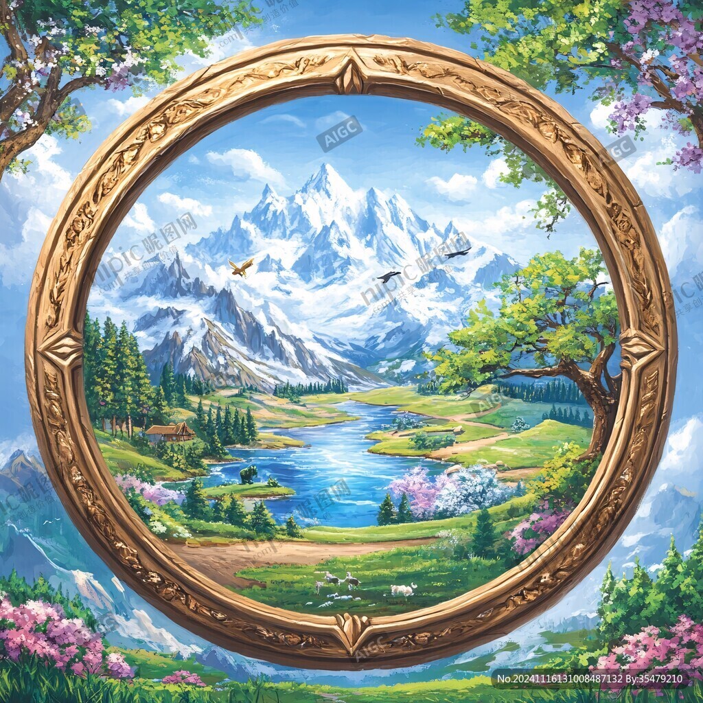 欧式风景画