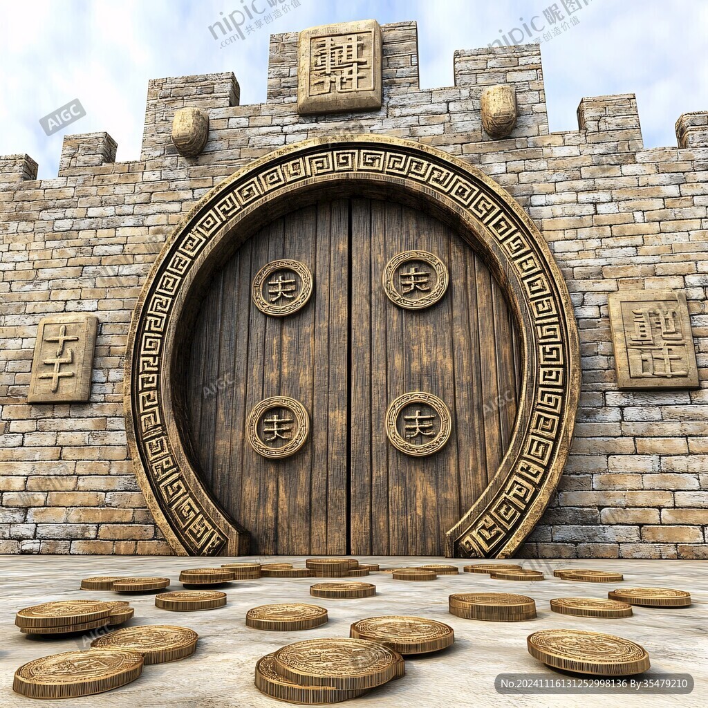 古代圆大门