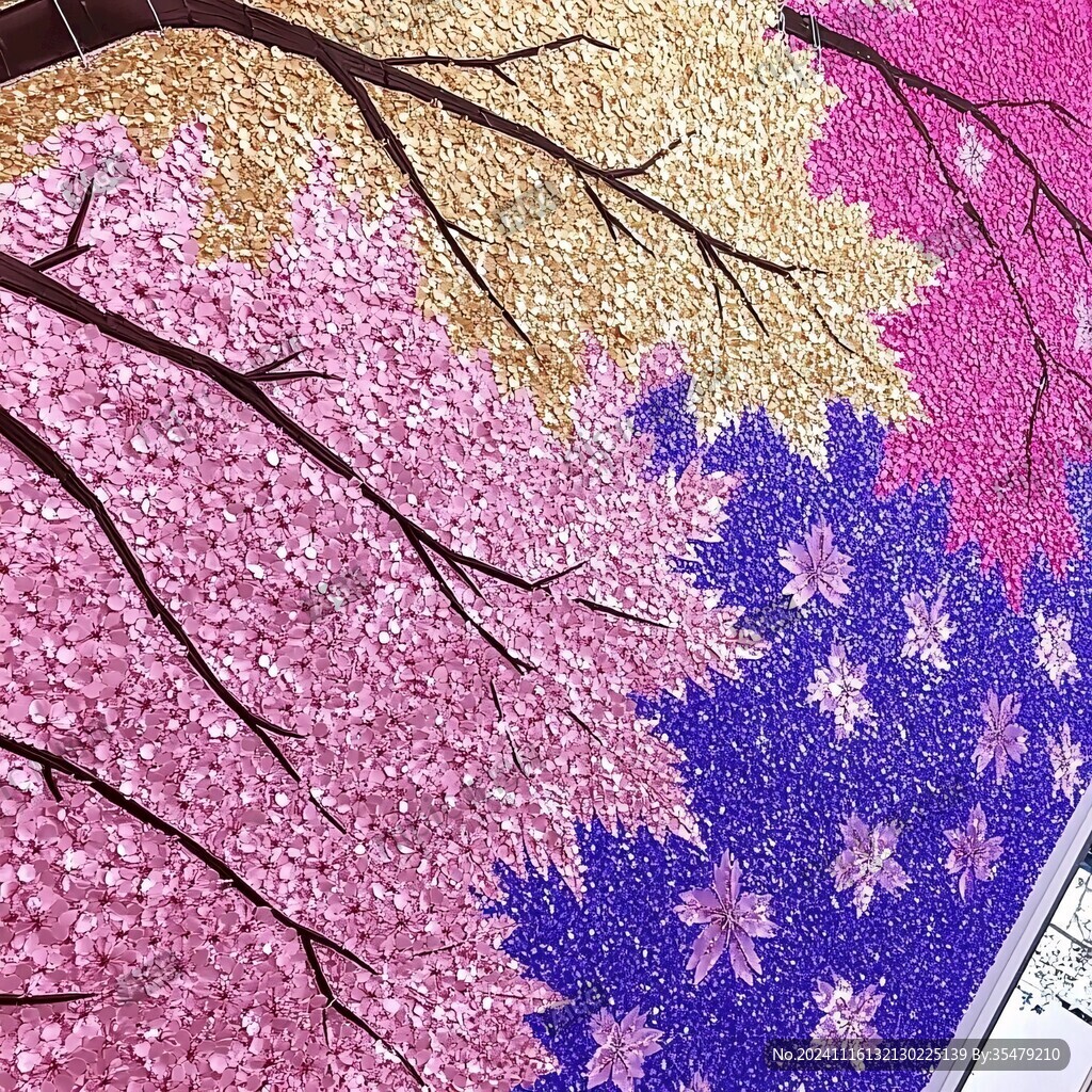 樱花喷绘