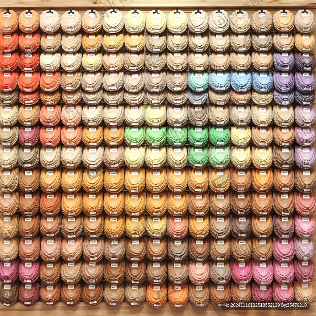 彩色瓷器墙