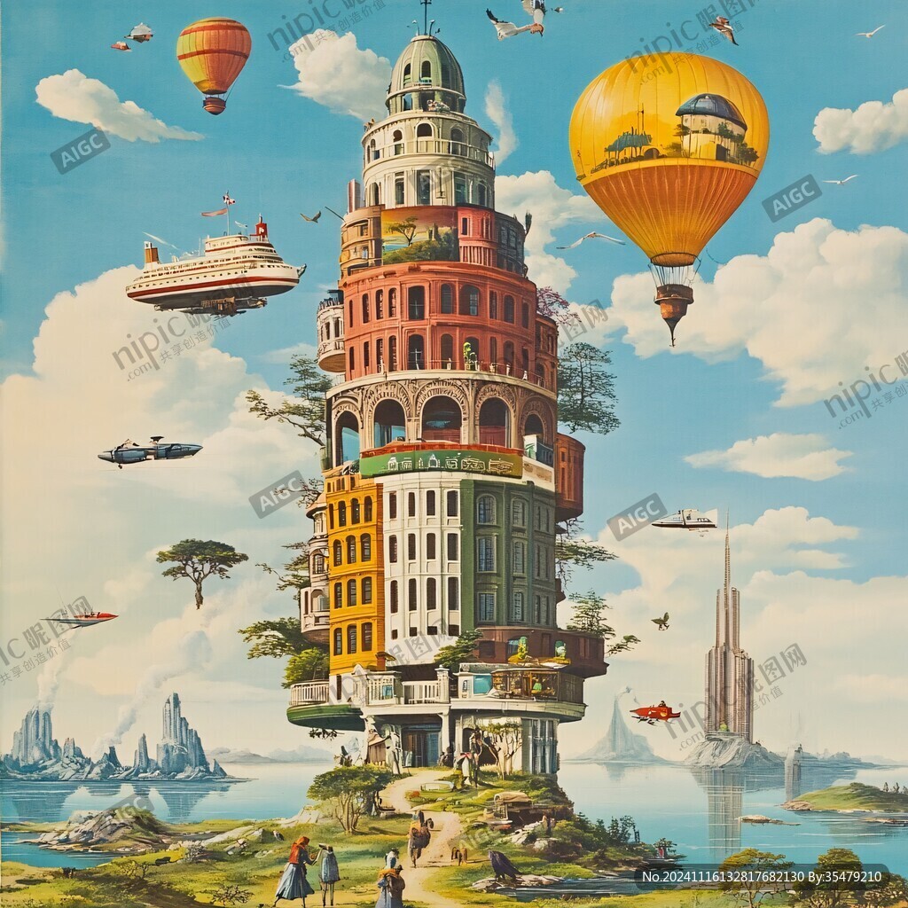 科幻立体画