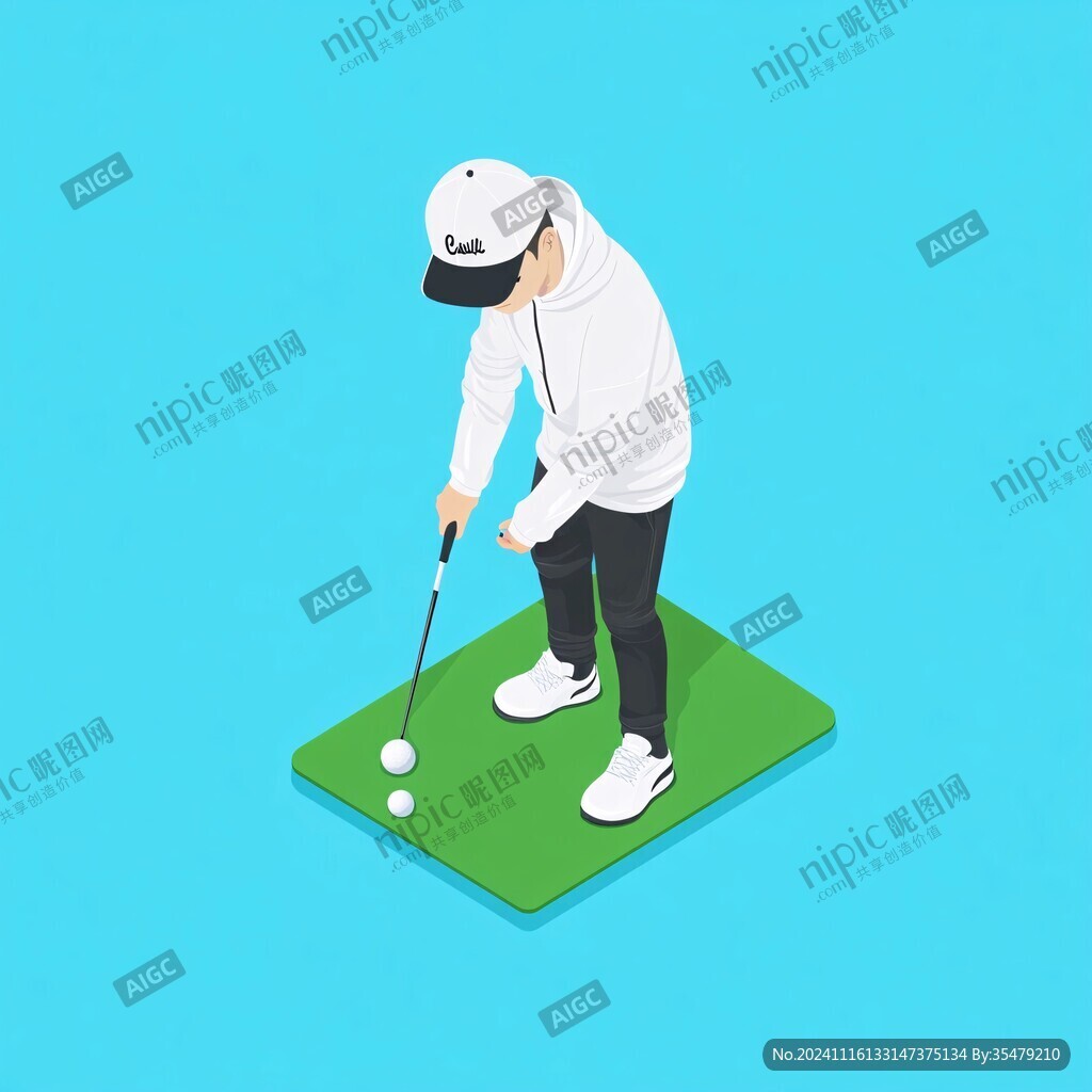 高尔夫插画