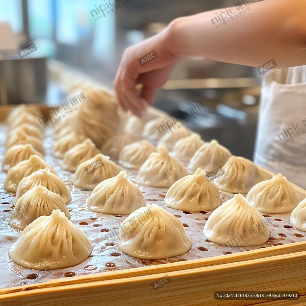 小笼包制作