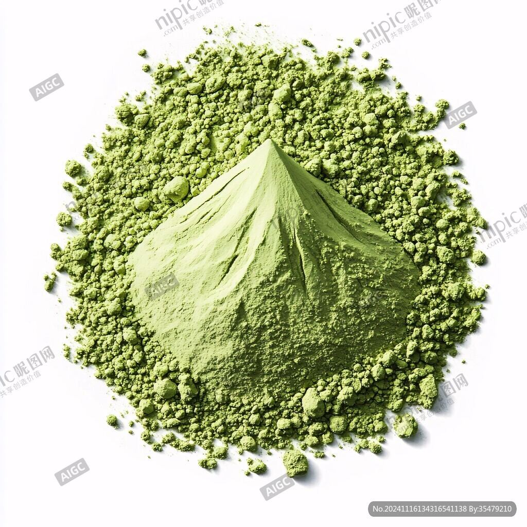 抹茶粉素材