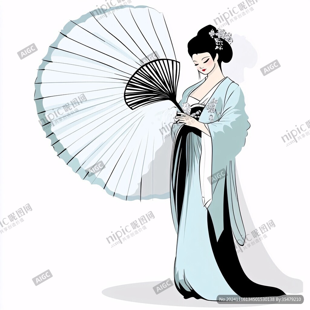 持扇侍女