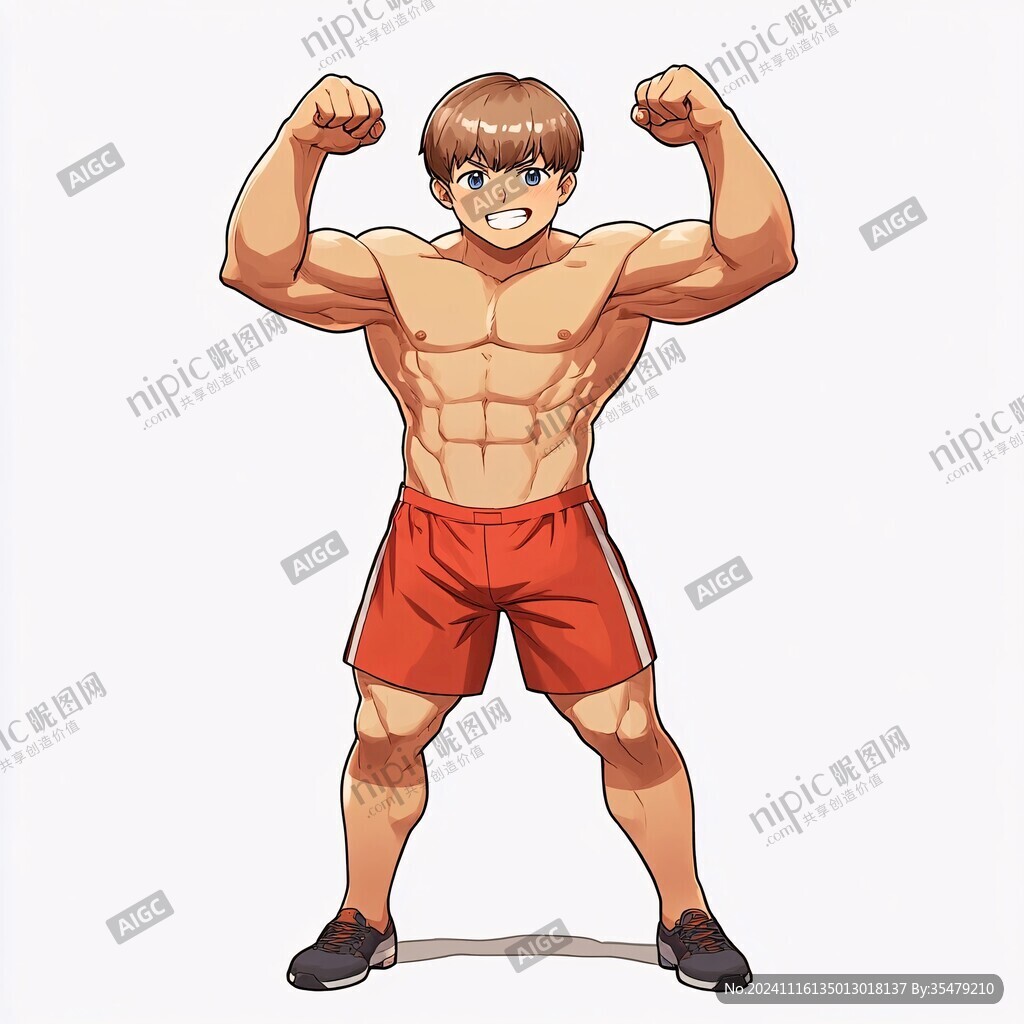 散打大赛散打人物插画