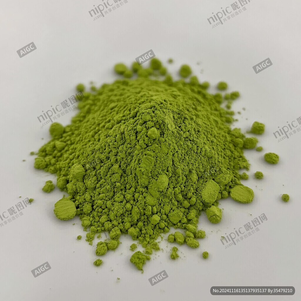 抹茶粉素材
