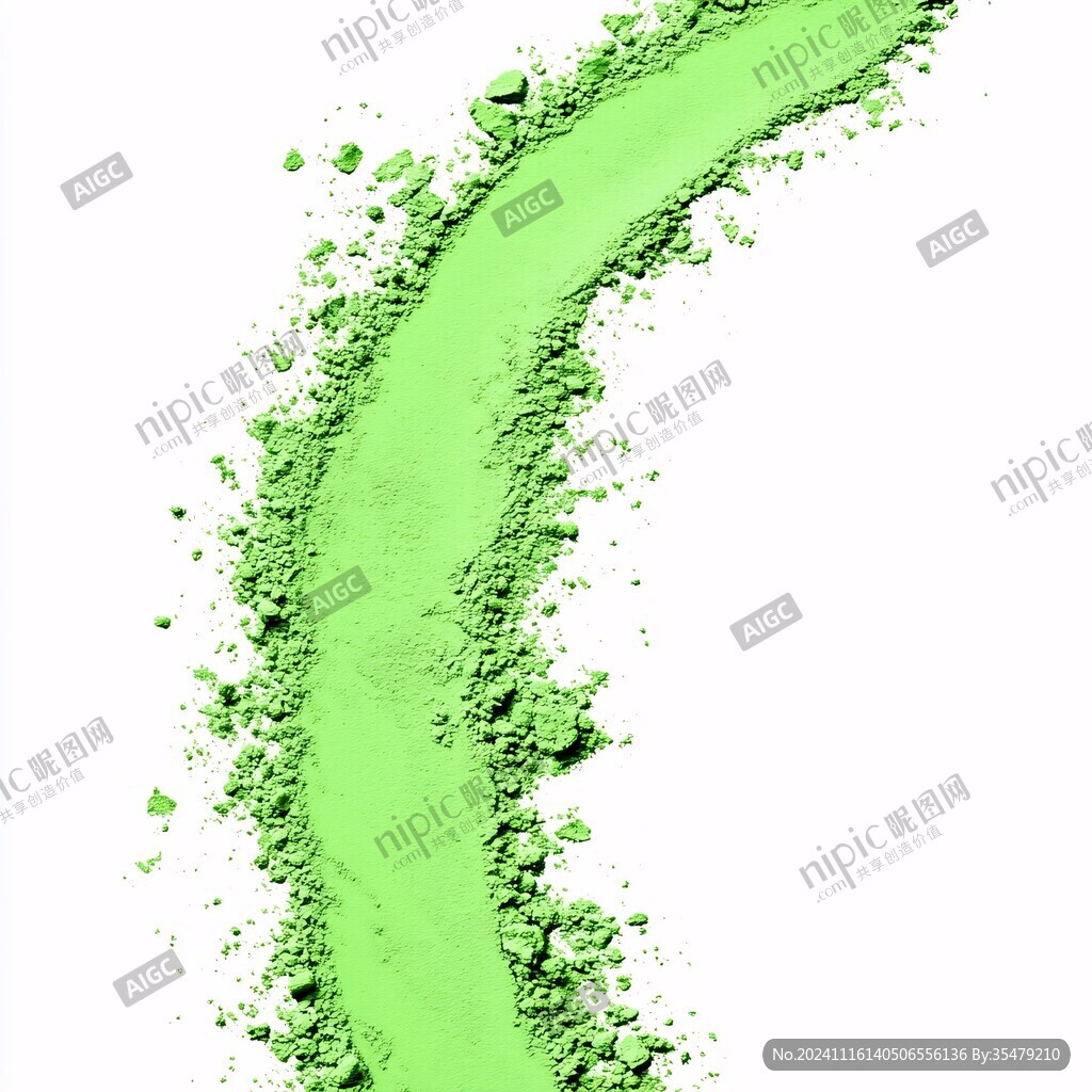 抹茶粉素材