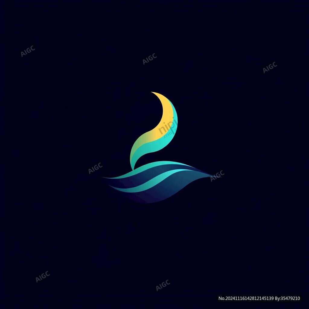 水波logo设计
