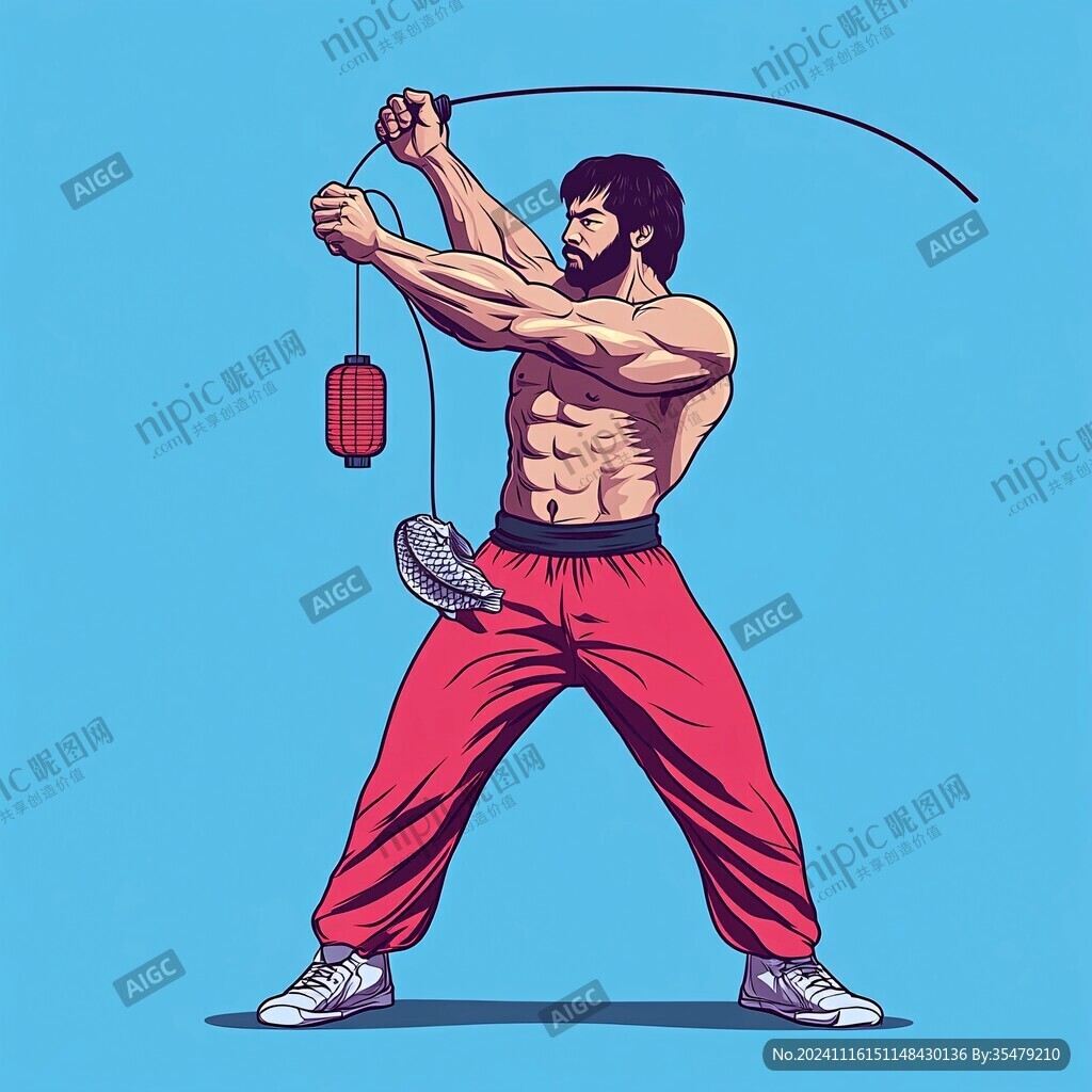 跳绳插画