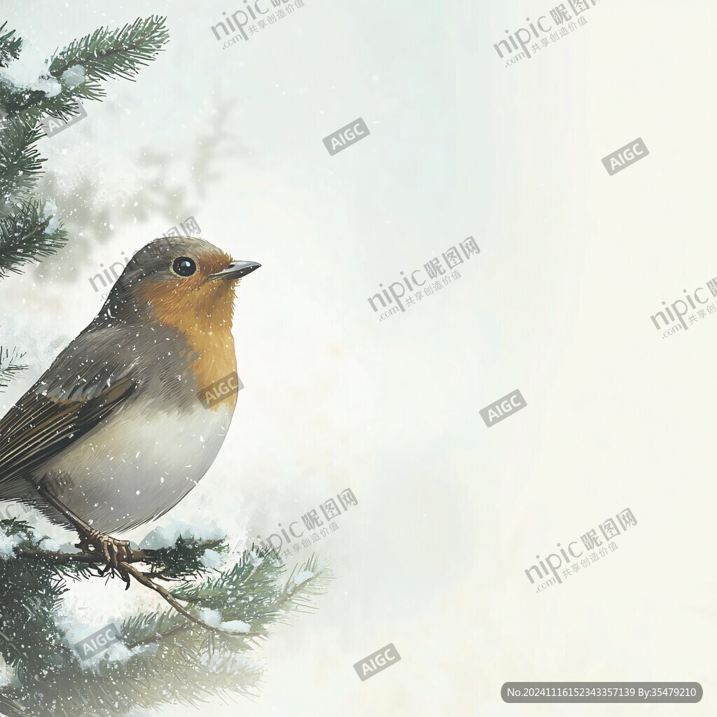 冬天的小鸟