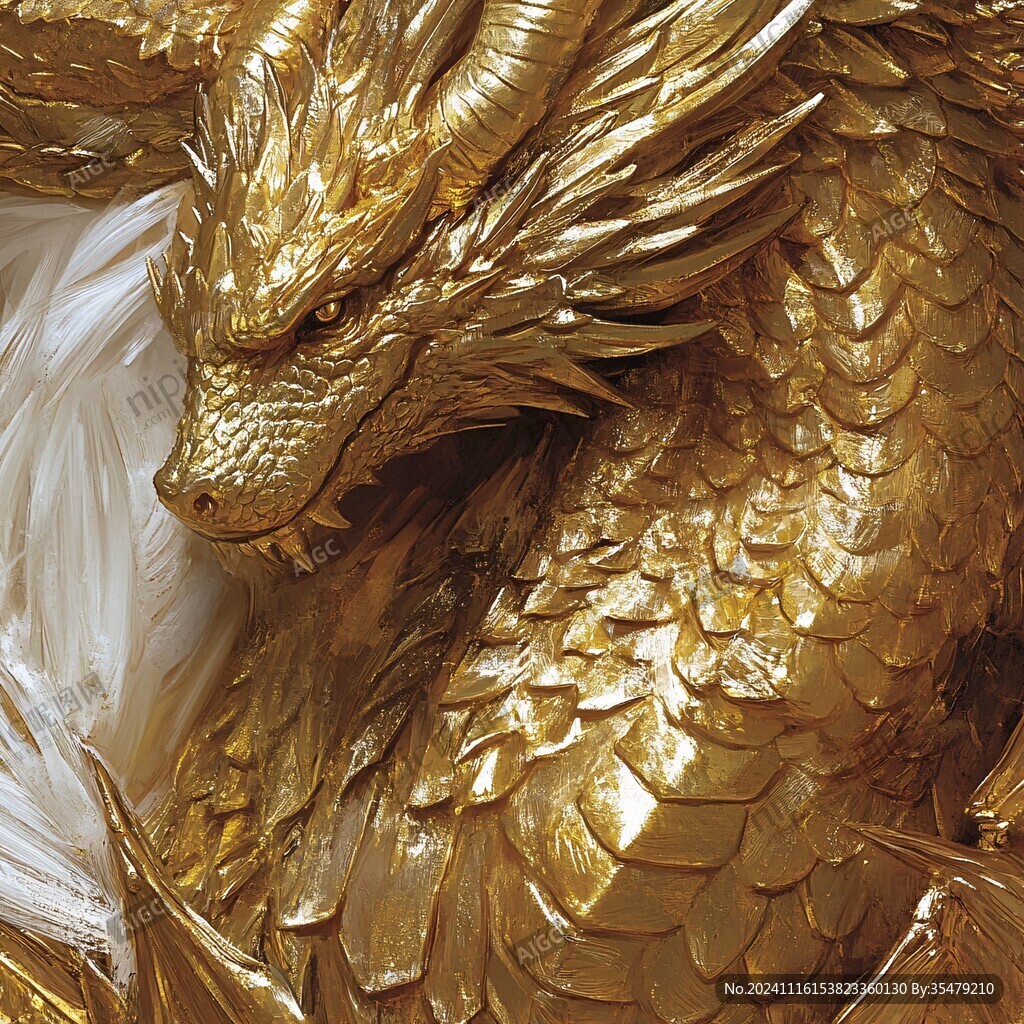 金色龙纹金龙苍龙青龙