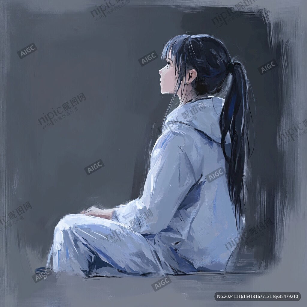 板绘少女
