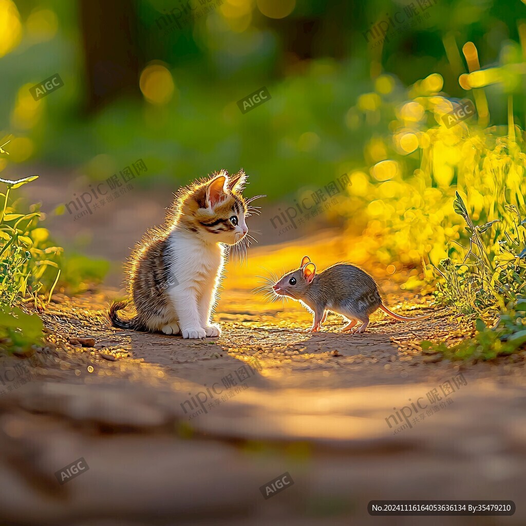 小老鼠和猫