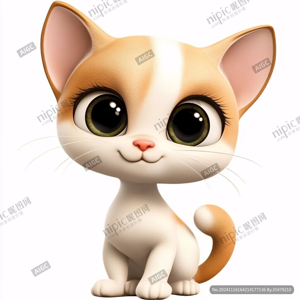 3d卡通猫咪