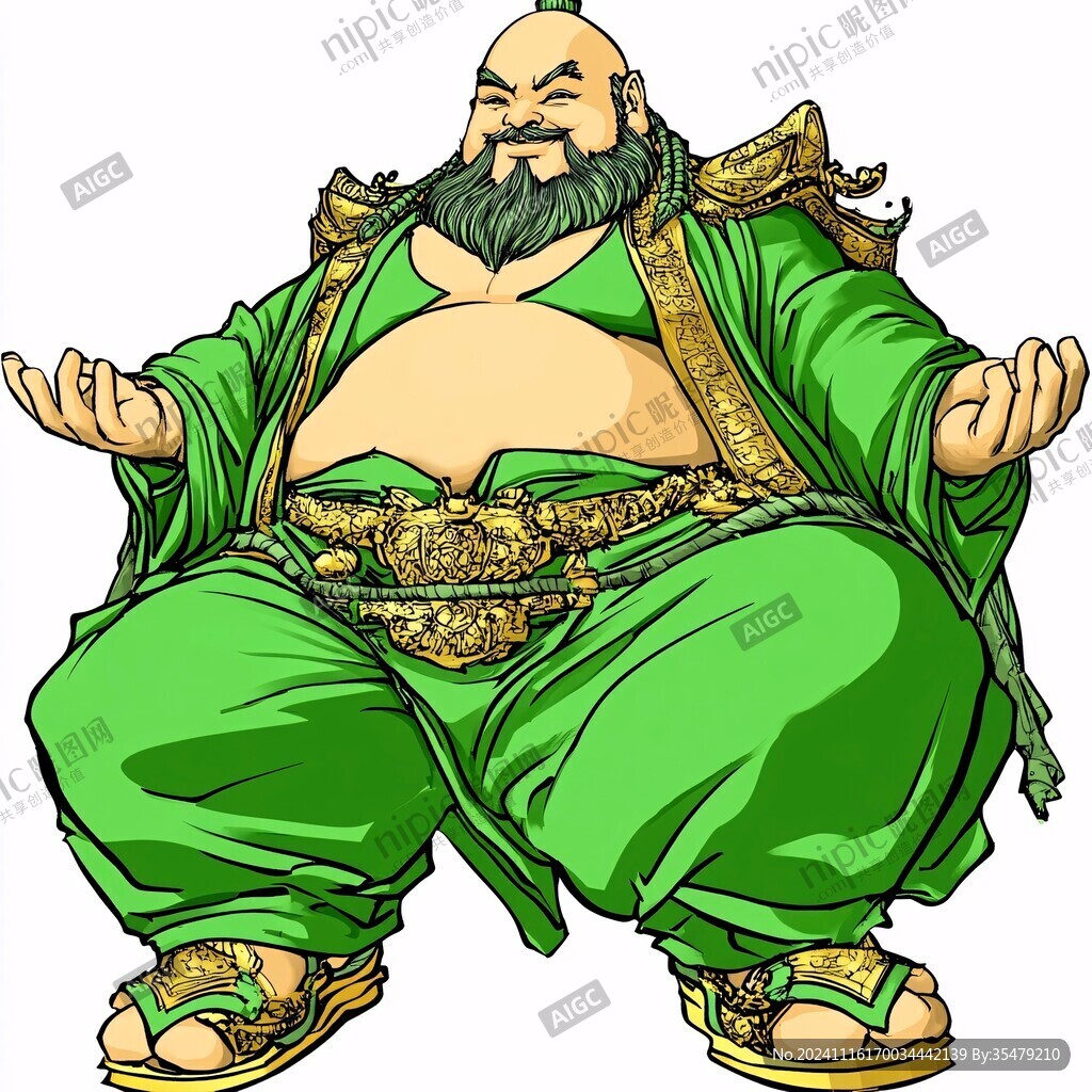 福禄寿插画禄神