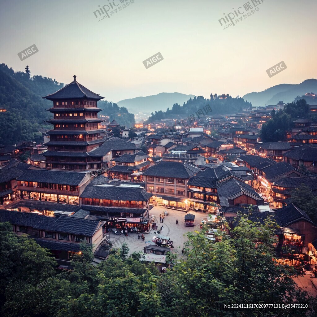拈花湾小镇