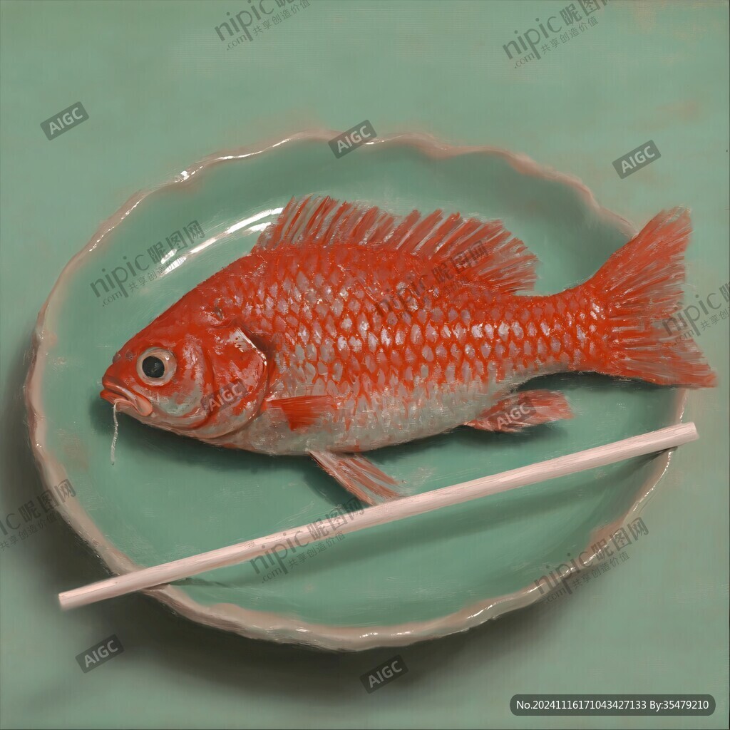3d画鲫鱼