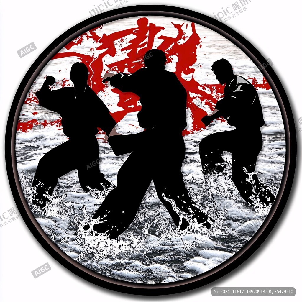 武术装饰画武术培训
