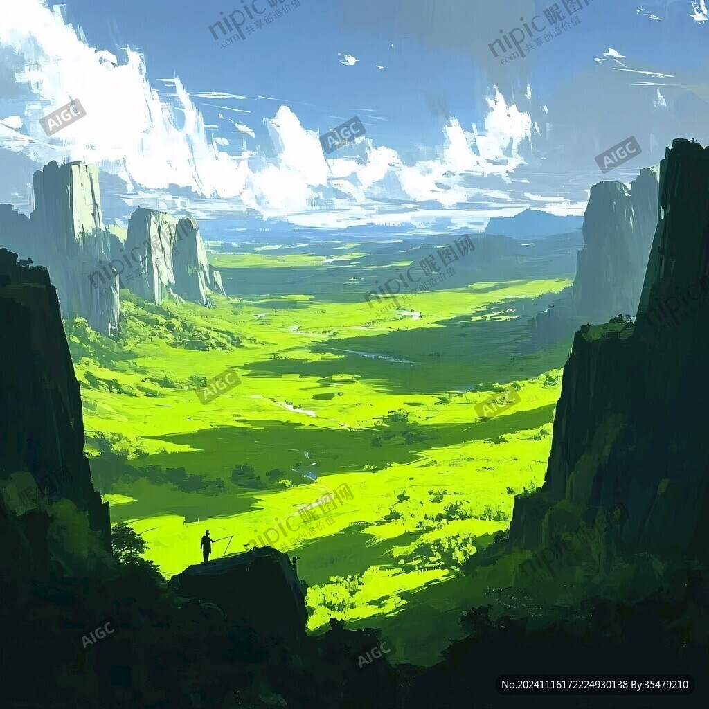 草地原画