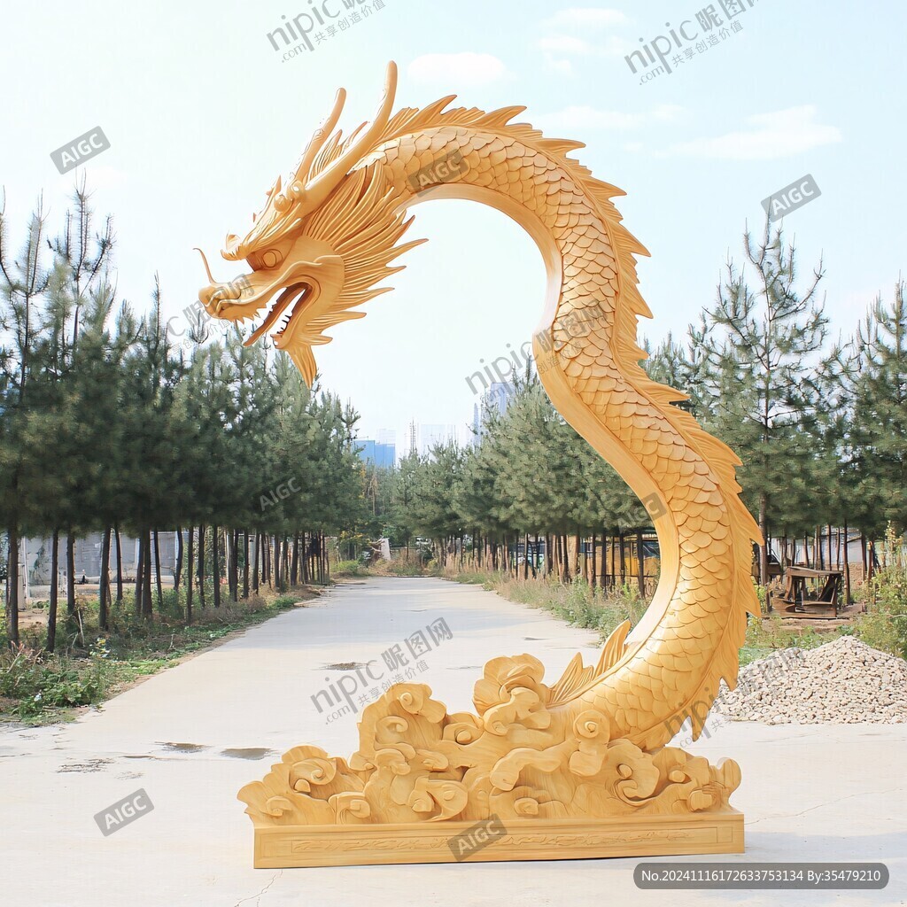 龙年户外立体造型