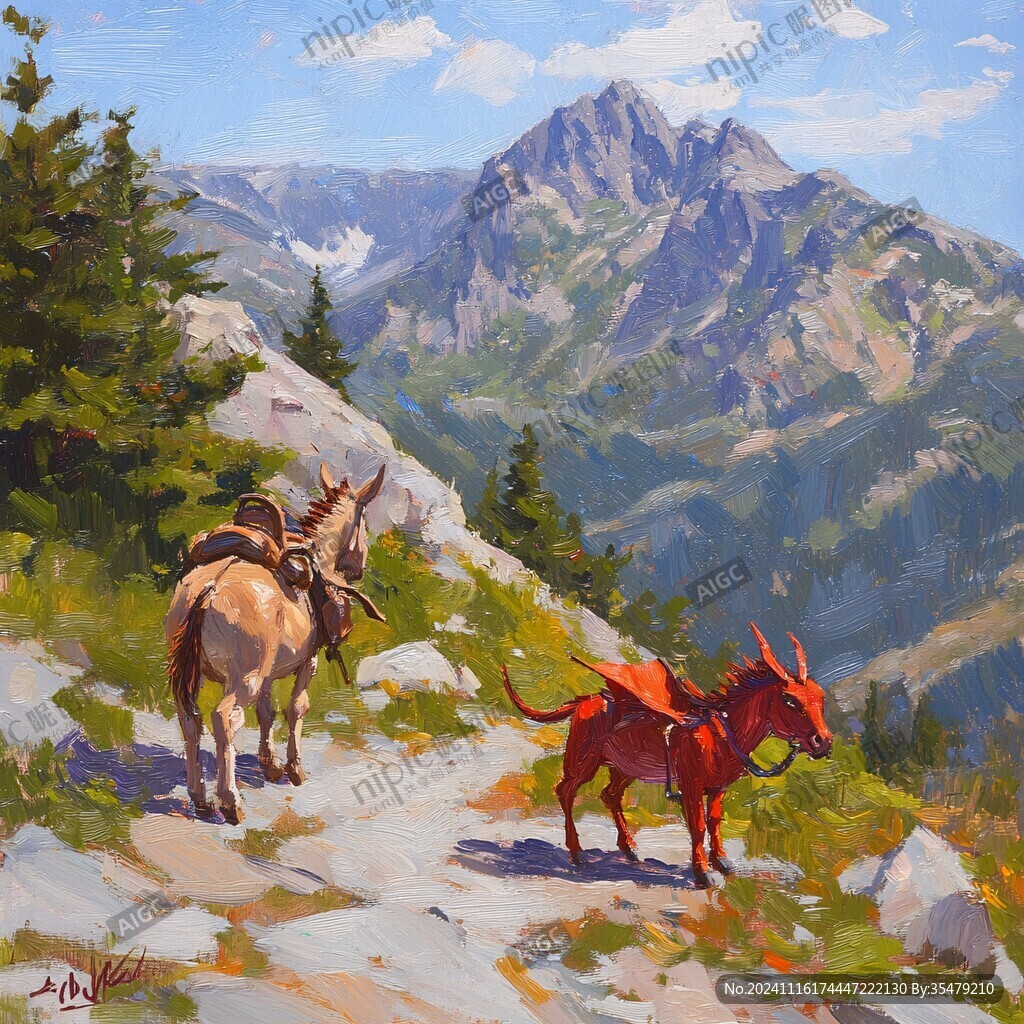 走登山道的狗狗