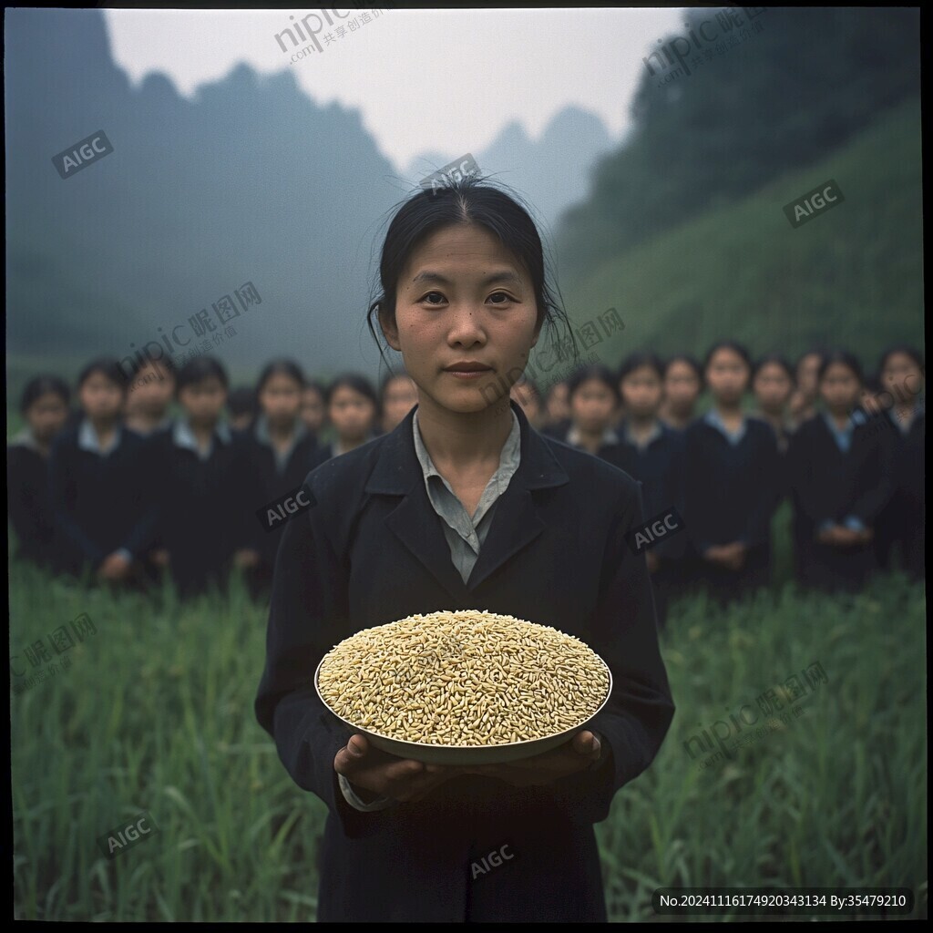 努力工作粮食系列作品