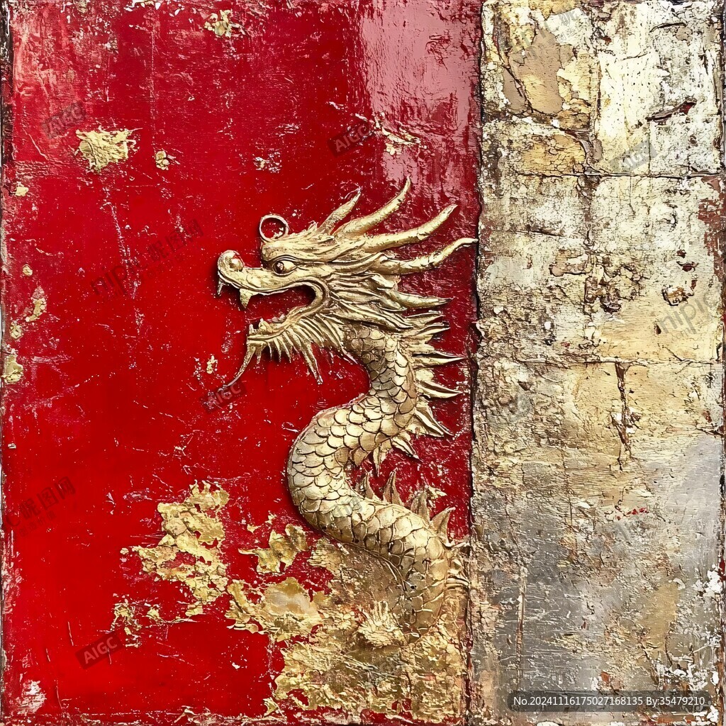 红墙碧瓦龙图腾