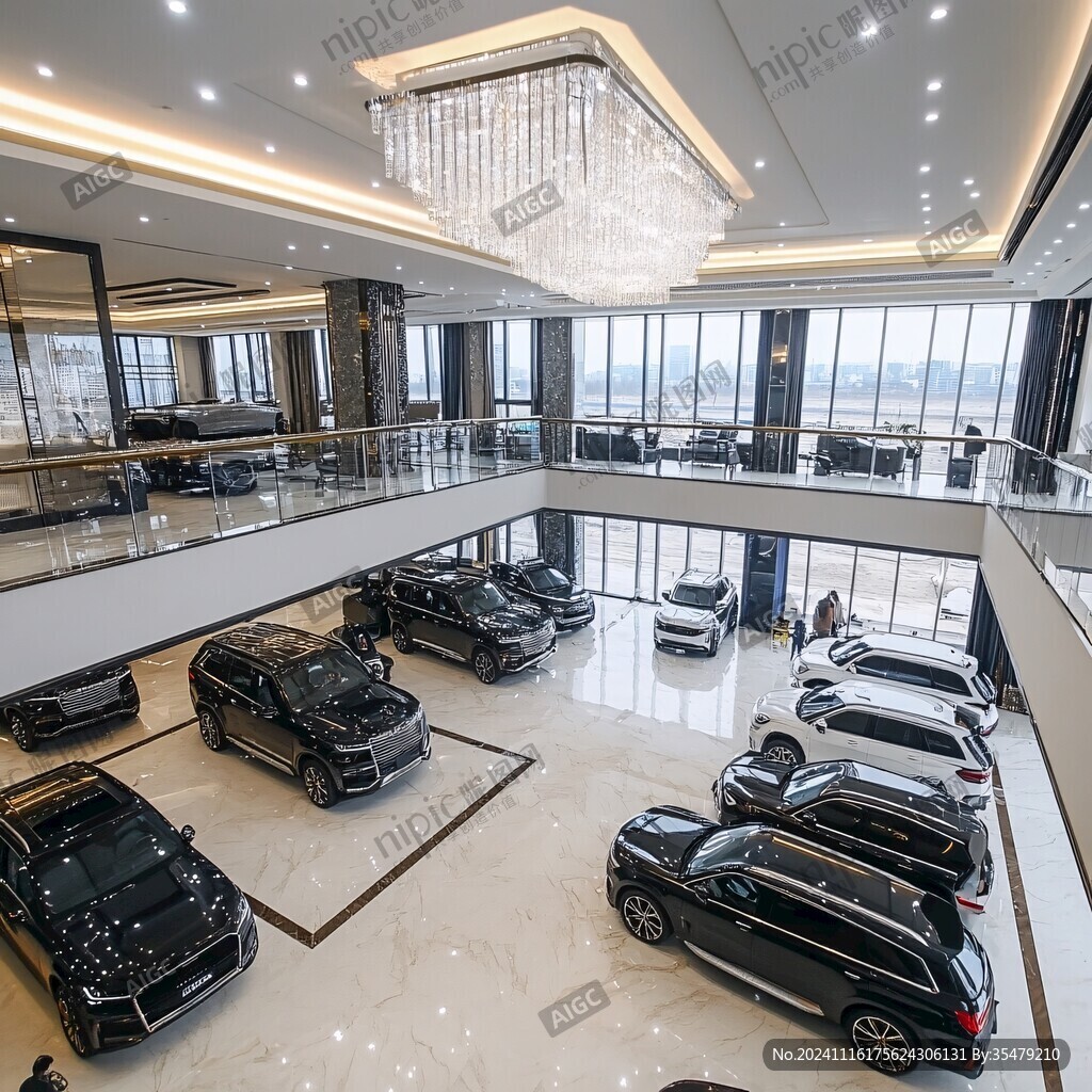 汽车4s店内景