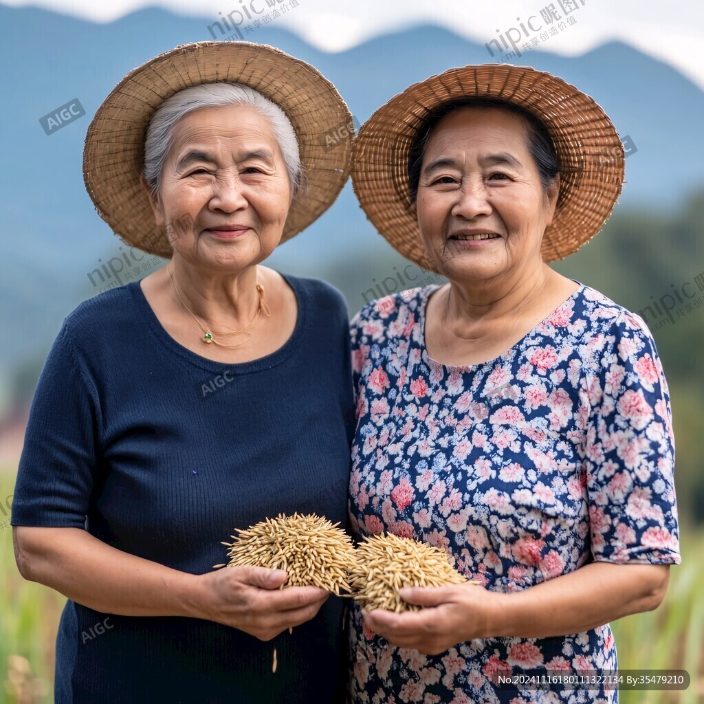 稻谷丰收姐弟情深