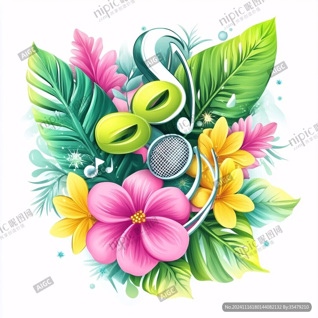 花卉与音乐