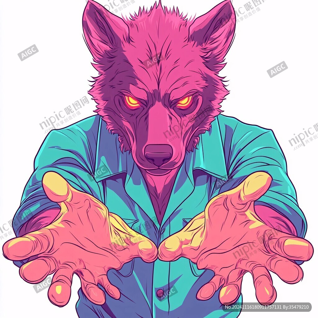 大灰狼手势