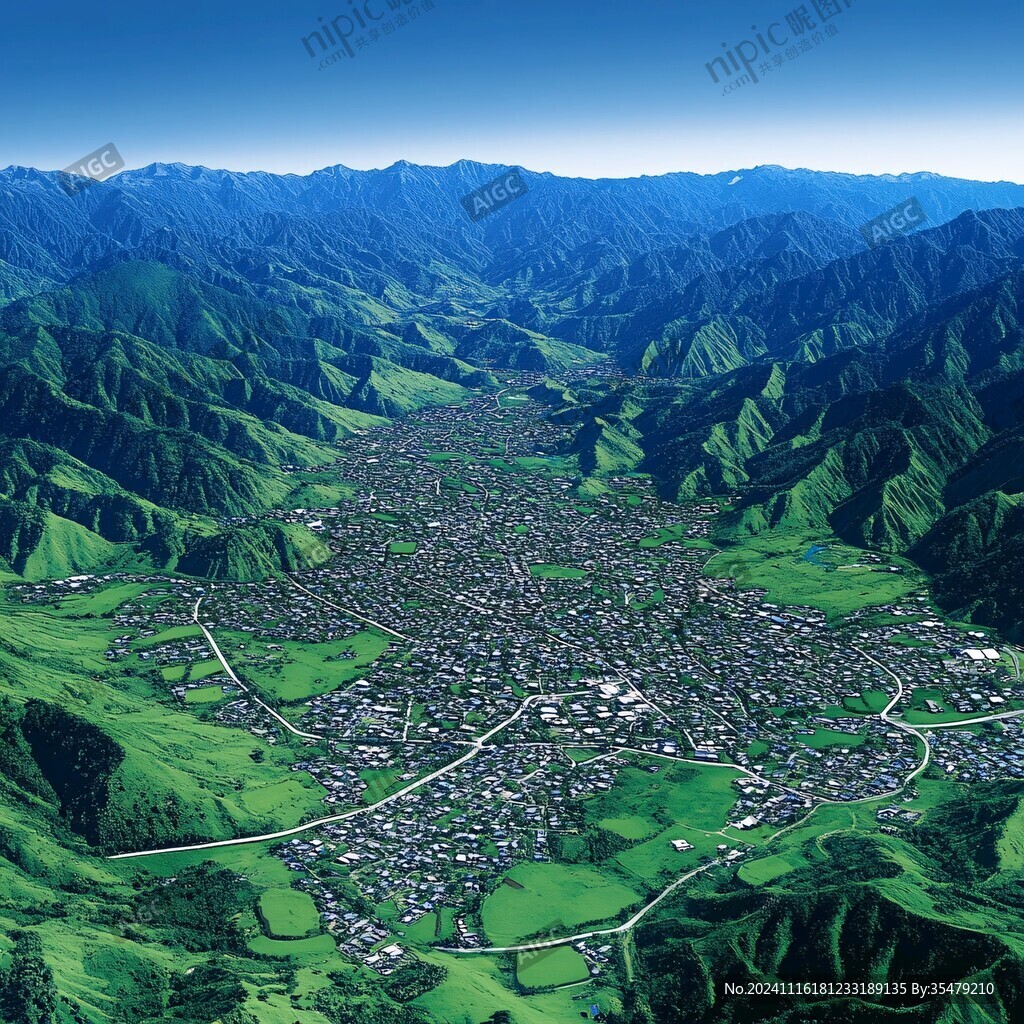 门源县全景