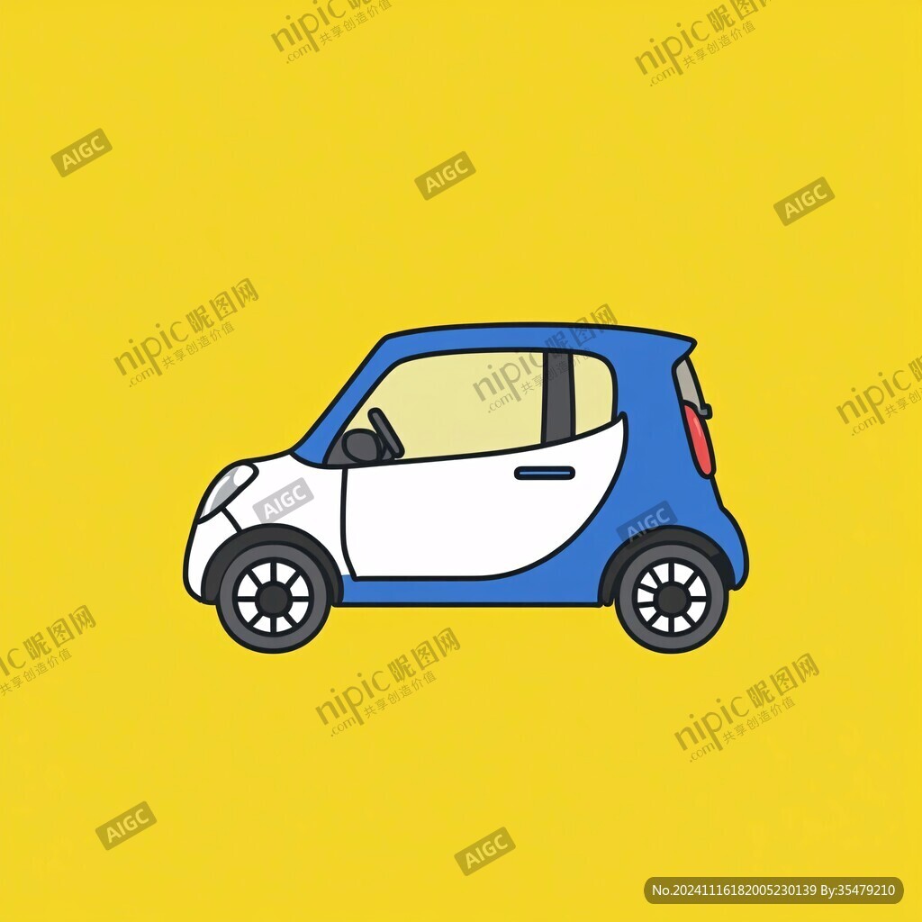 卡通小汽车图案