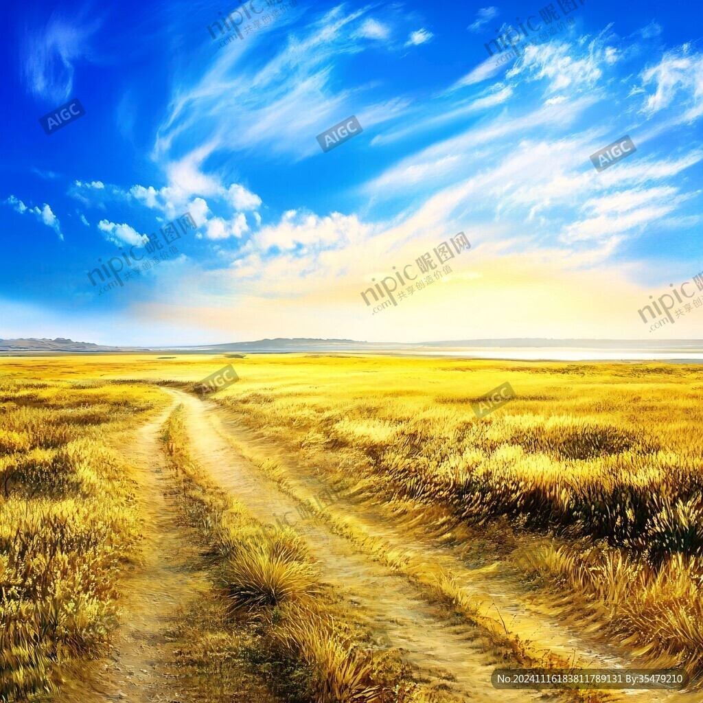 草原黄土路