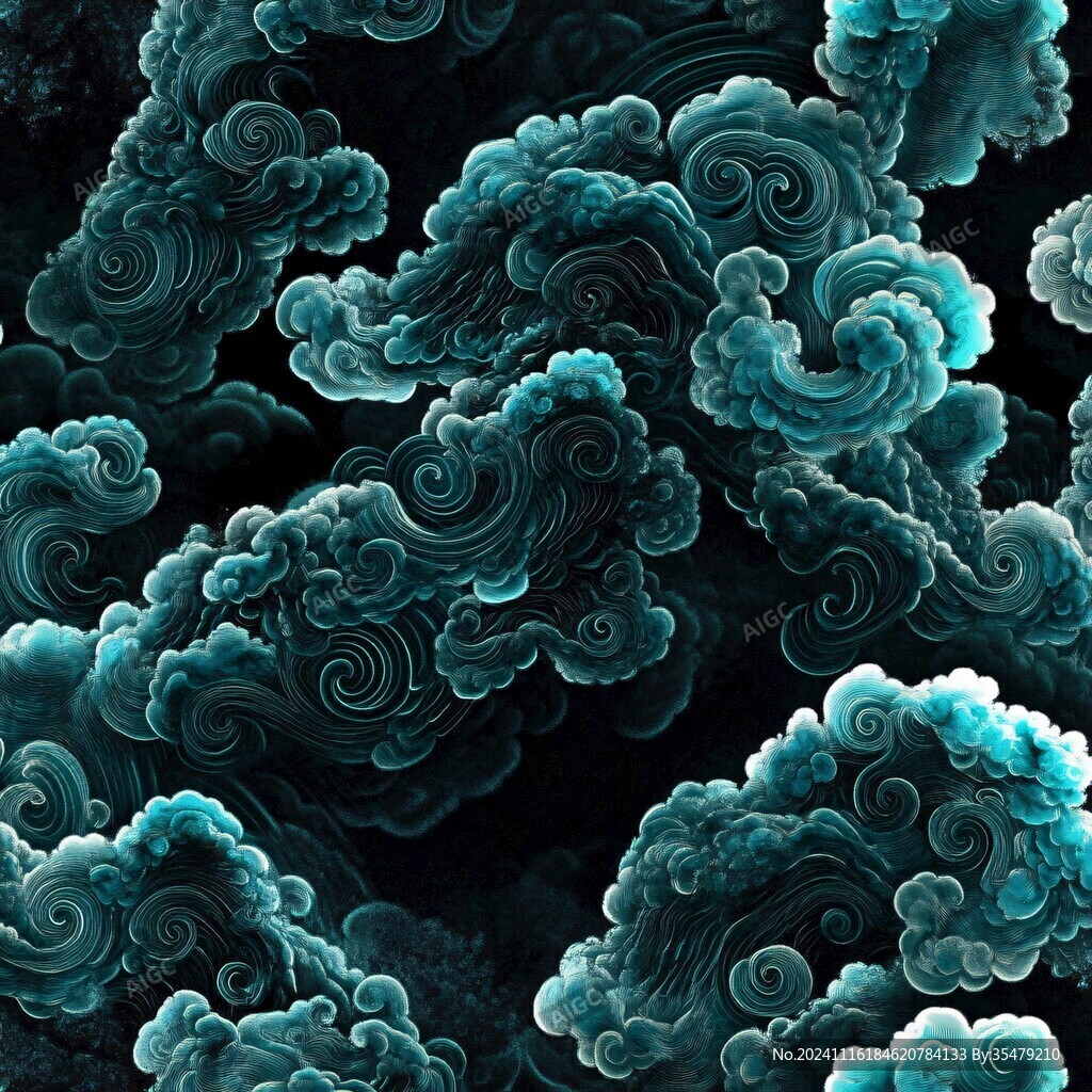 古典云水纹