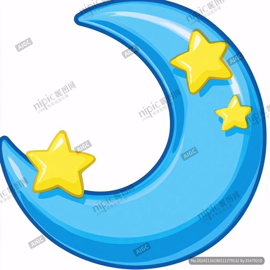 星星月亮装饰