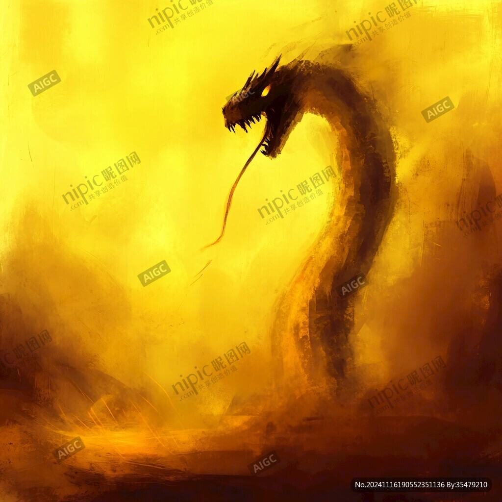 插画龙年插画