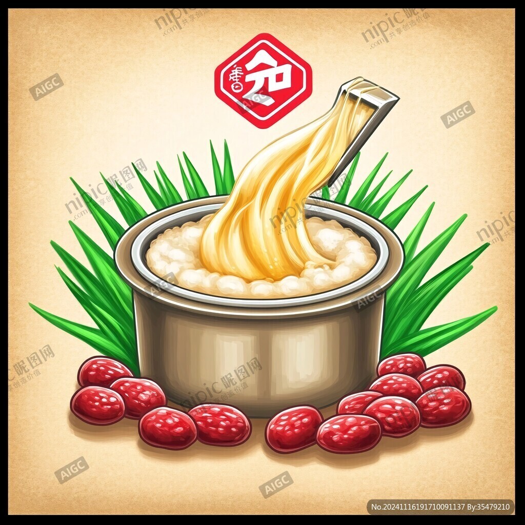 喇嘛粥插画
