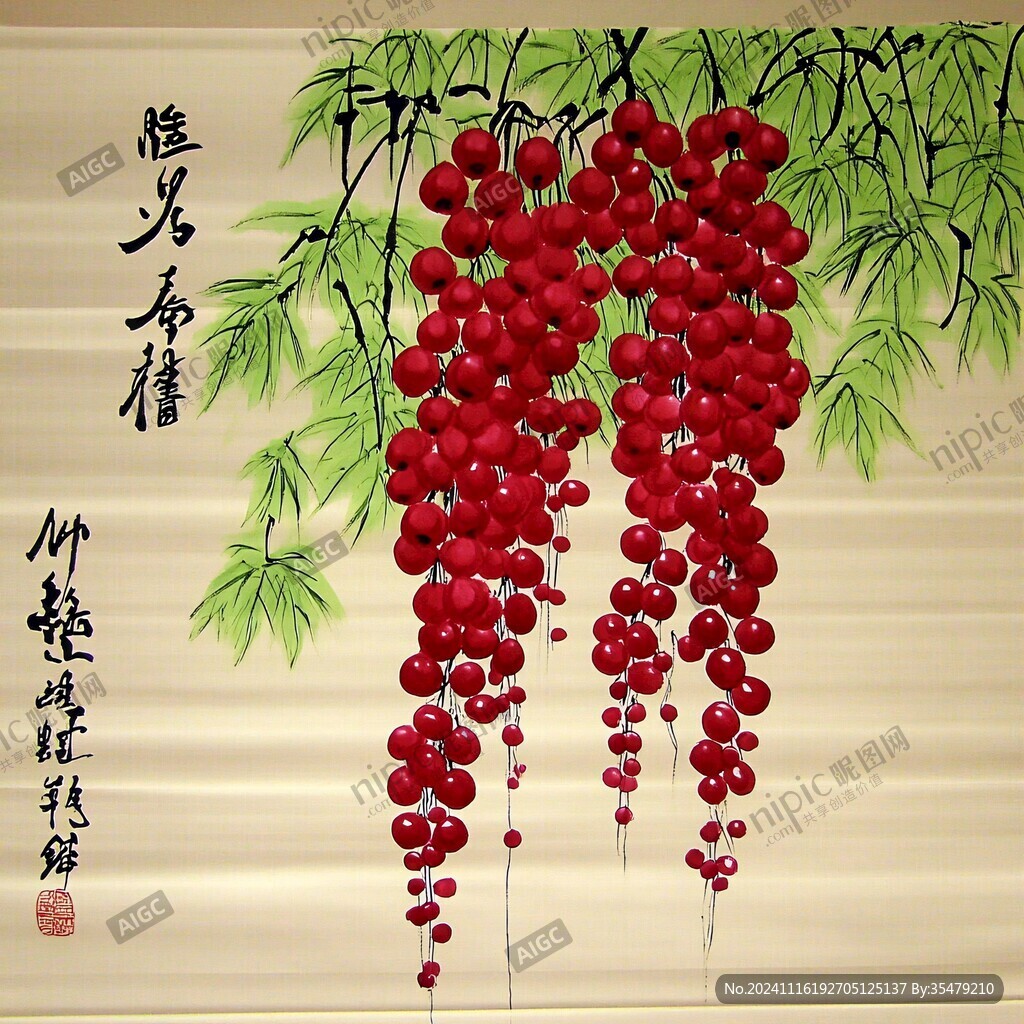 冰糖葫芦壁画