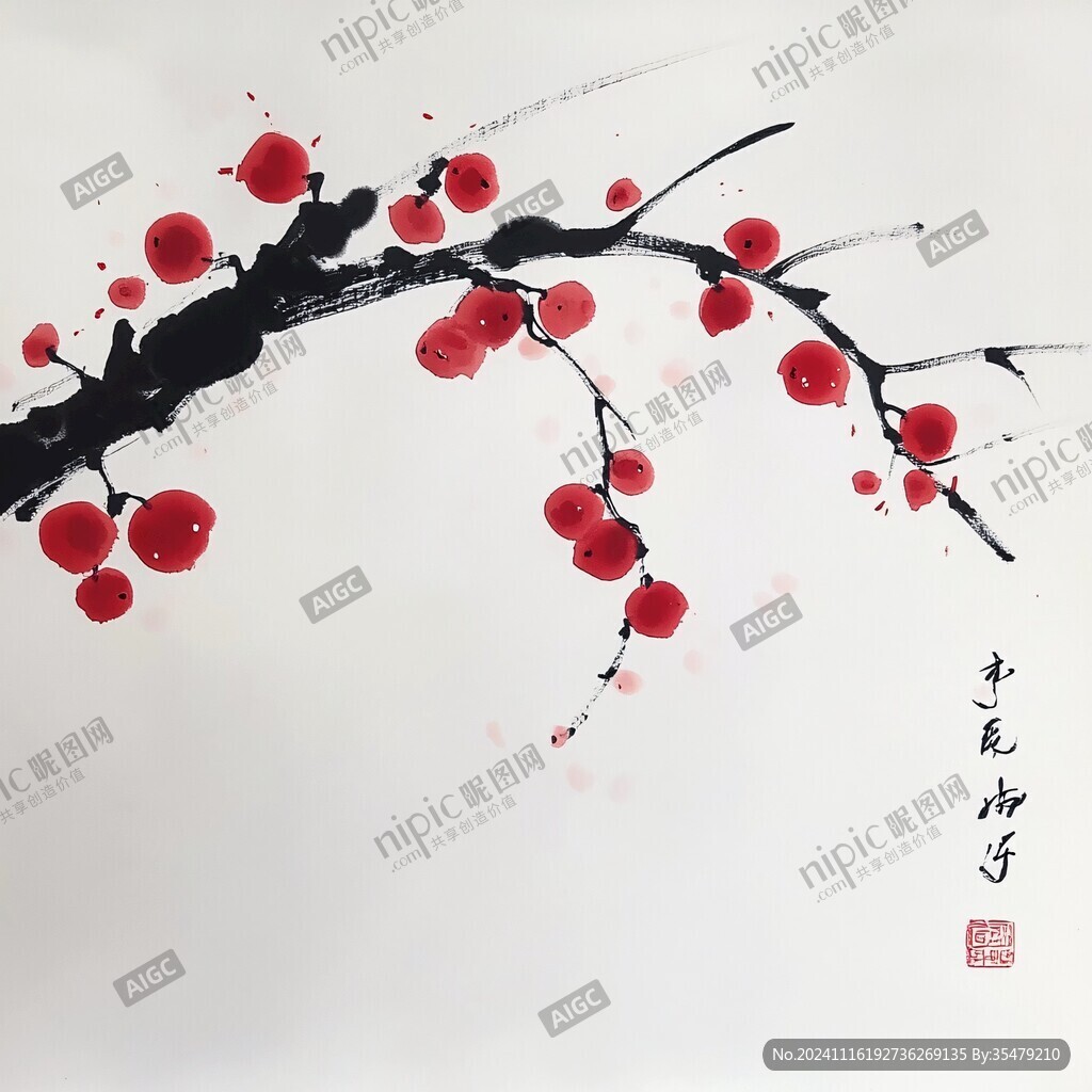 写意红果