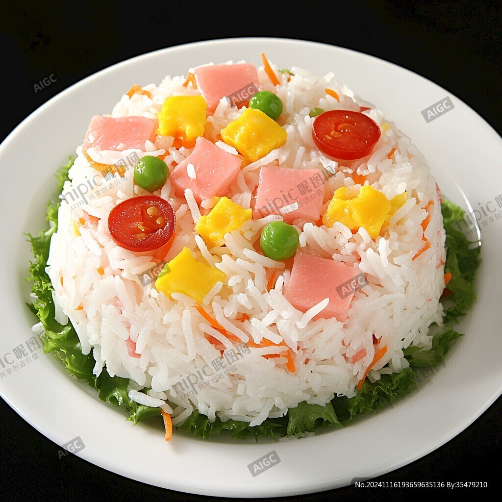 火腿肠蒸饭