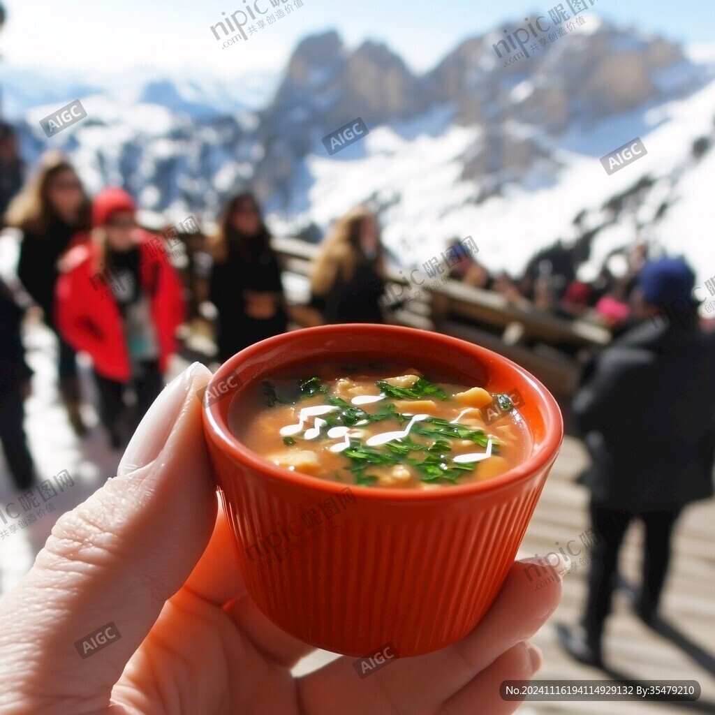 游客喂食