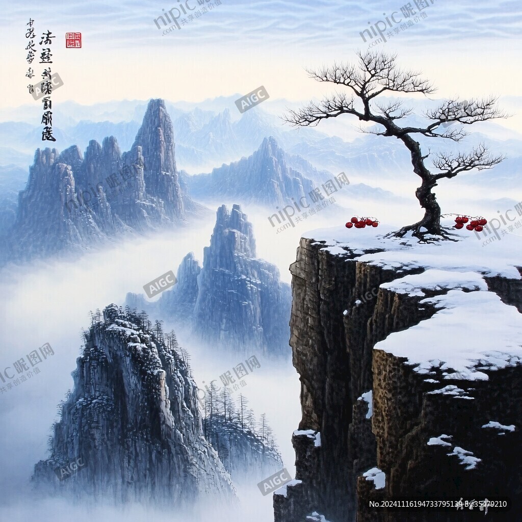 迎客松大图