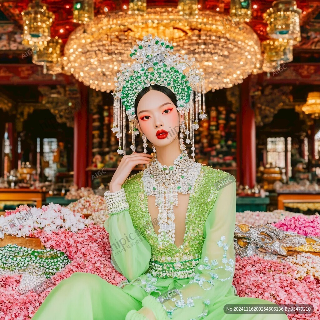 汉服秀禾装饰